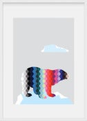Image of rainbow polarbear - A3