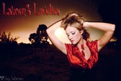 Image of Sophisticated red feather earrings