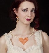 Image of Peach Heart of Hearts - made with magical silk effect acrylic!
