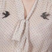 Image of Starry Night Black Bird Brooch