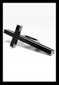 Image of LINE CROSS RING