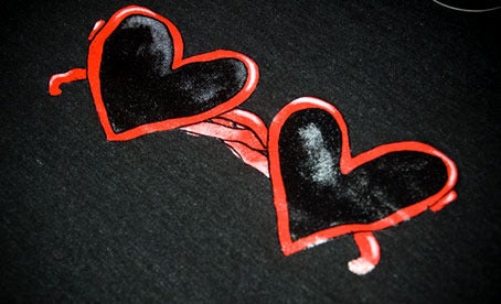 Image of Heart Sunglasses Black