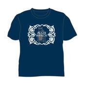 Image of Moo Ornate Minotaur T-Shirt - Navy Blue