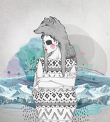 Image of Werewolf print