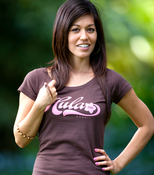 Image of FLO-LA Organic Boat Neck (chocolate)