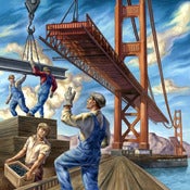Image of "Building the Iron Horse" Limited Edition Print