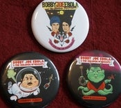 Image of Bobby Joe Ebola "Space Epic/Garbage Pail" Button Set