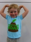 Image of Dinosaur Roar Tee - Blue