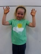 Image of Sun/Cloud Tee - Green
