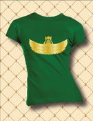 Image of Women's Custom Gold Foil Khepher Tee