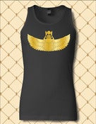 Image of Men's Custom  Gold Foil Khepher Tank Top