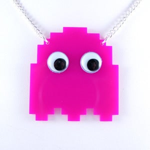 Image of Pacman Ghost Necklace