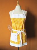 Image of Yellow Paisley Apron