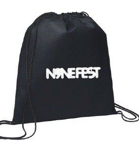 Image of N9NE Fest Drawstring Bag