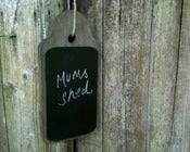 Image of Rustic chalkboard