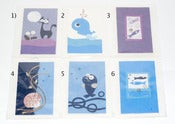 Image of Handmade Mulberry Paper Greetings Cards - Funky Animals 
