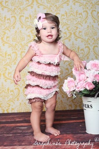 Image of Lace Petti Rompers