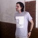 Image of White Logo Shirt | Heather Grey