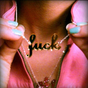 Image of Gold Mirror Fuck Necklace