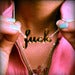 Image of Gold Mirror Fuck Necklace