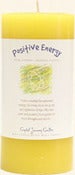 Image of Crystal Journey Positive Energy 3"x6" Pillar Candle