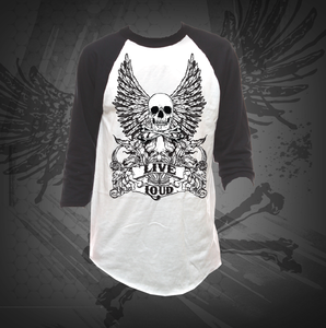 Image of Live Loud Baseball Tee