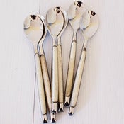 Image of Bone Inlayed Tea Spoon