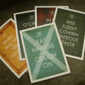 Image of Set of five greetings Cards