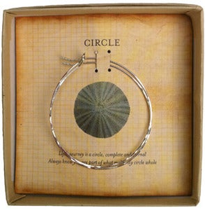 Image of Cold Forged Silver Hoops