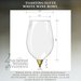 Image of Champagne Toasting Flute Rani