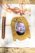 Image of owl photo holder