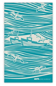 Image of Whitby Tea Towel - Lido
