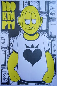 Image of BROKE ONE - 12"x18" Limited Edition Serigraph
