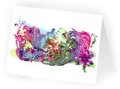 Image of Coral greeting card