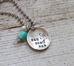Image of Sun Sand and Sea necklace