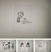 Image of CALVIN STILL PISSING ON MORE STUFF