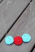 Image of Patriotic Rosie Necklace