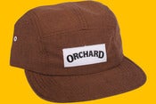 Image of Orchard 5 Panel Hat - Mocha Chambray
