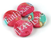 Image of Encouraging Words Button or Magnet Set