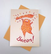 Image of bacon monster card