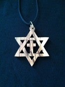Image of Wooden Star of David Necklace