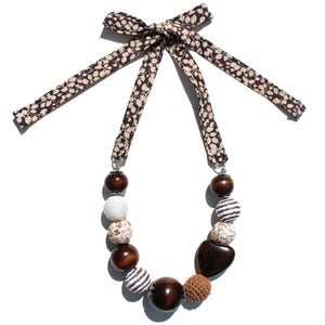 Image of Chestnut Heart Necklace