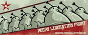 Image of 'Peeps Liberation Front' sticker
