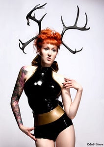 Image of High neck bow halter