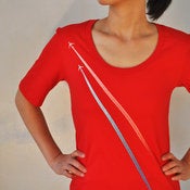 Image of Jumbo Jets fall in love Red tshirt Dress 