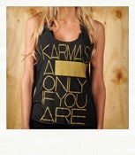 Image of Karma Racerback Tank Black