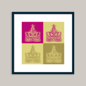 Image of Assam Prince's Crown (plum/gold)