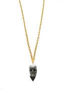 Image of Skull Necklace (Gunmetal)