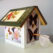 Image of Butterfly Birdhouse by Wild Wings Literary Lodgings