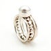 Image of Girl With A Pearl Sterling Silver Stacking Rings